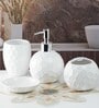 Modern White Ceramic (Set of 4) Bath Set