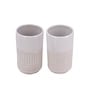 Modern White Ceramic Set of 4 Bath Accessories Set 