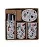 Modern White Ceramic Set of 4 Bath Accessories Set 