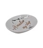 Modern White Ceramic Set of 4 Bath Accessories Set 