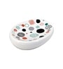 Modern White Ceramic Set of 4 Bath Accessories Set 