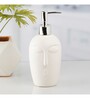 Modern White Ceramic Soap Dispenser
