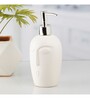 Modern White Ceramic Soap Dispenser