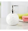 Modern White Ceramic Soap Dispenser