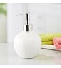 Modern White Ceramic Soap Dispenser