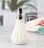 Modern White Ceramic Soap Dispenser