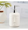 Modern White Ceramic Soap Dispenser