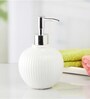 Modern White Ceramic Soap Dispenser
