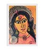 Modern Woman Durga  Handmade Acrylic Paint On Canvas Unframed