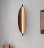 Modern Wooden LED Wall Light with Vertical Strip