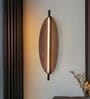 Modern Wooden LED Wall Light with Vertical Strip