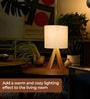 Modern Wooden Tripod Table Lamp
