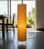 Modern Yellow Cylinder Floor Lamp   Stylish Lighting for Living Room & Bedroom