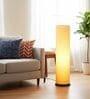 Modern Yellow Cylinder Floor Lamp   Stylish Lighting for Living Room & Bedroom