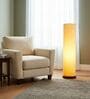 Modern Yellow Cylinder Floor Lamp   Stylish Lighting for Living Room & Bedroom