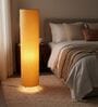 Modern Yellow Cylinder Floor Lamp   Stylish Lighting for Living Room & Bedroom