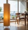 Modern Yellow Cylinder Floor Lamp   Stylish Lighting for Living Room & Bedroom