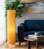Modern Yellow Cylinder Floor Lamp   Stylish Lighting for Living Room & Bedroom