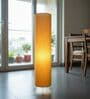 Modern Yellow Cylinder Floor Lamp   Stylish Lighting for Living Room & Bedroom