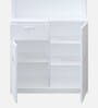 Modish Crockery Unit in Frosty White Finish