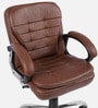 Modista Leatherette Executive Chair in Brown Colour