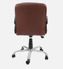 Modista Leatherette Executive Chair in Brown Colour