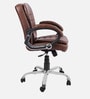 Modista Leatherette Executive Chair in Brown Colour