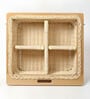 Modular Kitchen Wicker Basket | Wicker Basket | Pullout Partition Basket For Modular Kitchen | Onion Storage Basket With Channel (22.5 W x 20 L x 6 H)