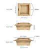 Modular Kitchen Wicker Basket | Wicker Basket | Pullout Partition Basket For Modular Kitchen | Onion Storage Basket With Channel (22.5 W x 20 L x 8 H)