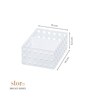 Modular Polystyrene Storage Organizer with Rubber Feet