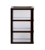 Modular Slim 3 Tier Brown Polypropylene Storage Organiser