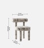 Moenvra Ash Lounge Chair In Ash Grey Colour