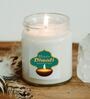 Diwali Mogra Aroma White Glass Scented Jar Candle