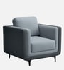 Mojo Fabric 1 Seater Sofa in Cheeky Grey Colour