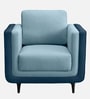 Mojo Fabric 1 Seater Sofa in Funky Blue Colour