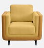 Mojo Fabric 1 Seater Sofa in Trippy Yellow Colour