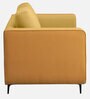 Mojo Fabric 1 Seater Sofa in Trippy Yellow Colour