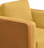 Mojo Fabric 1 Seater Sofa in Trippy Yellow Colour