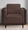 Sleepyhead Mojo Fabric 1 Seater Sofa in Crazy Brown Colour