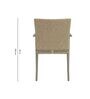 Mojo Wicker 6 Seater Dining Set  In Black Finish