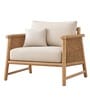 Moku Chair In Premuim Textured Upholstery Fabric With Cord Side Detailing