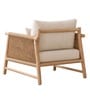 Moku Chair In Premuim Textured Upholstery Fabric With Cord Side Detailing