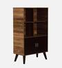 Mokuzai Book Shelf with Cabinet in Oak Finish