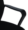 Mokuzai Mid Back Ergonomic Visitor Chair in Black Colour