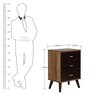 Mokuzai Chest of Drawers in Oak Finish