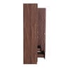 Molly 4 Door Wardrobe in Brown Finish with Mirror