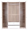 Molly 4 Door Wardrobe in Oak Finish