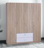 Molly 4 Door Wardrobe in Oak Finish