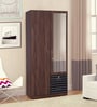 Molly 2 Door Wardrobe in Walnut & Wenge Colour