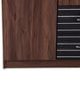 Molly 2 Door Wardrobe in Walnut & Wenge Colour